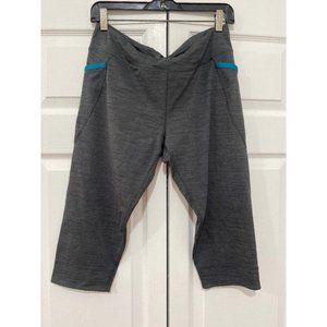 Patagonia Diversifly Capri Leggings Grey Sz Large